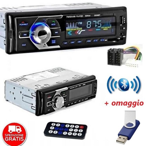 Autoradio bluetooth din - 1, con